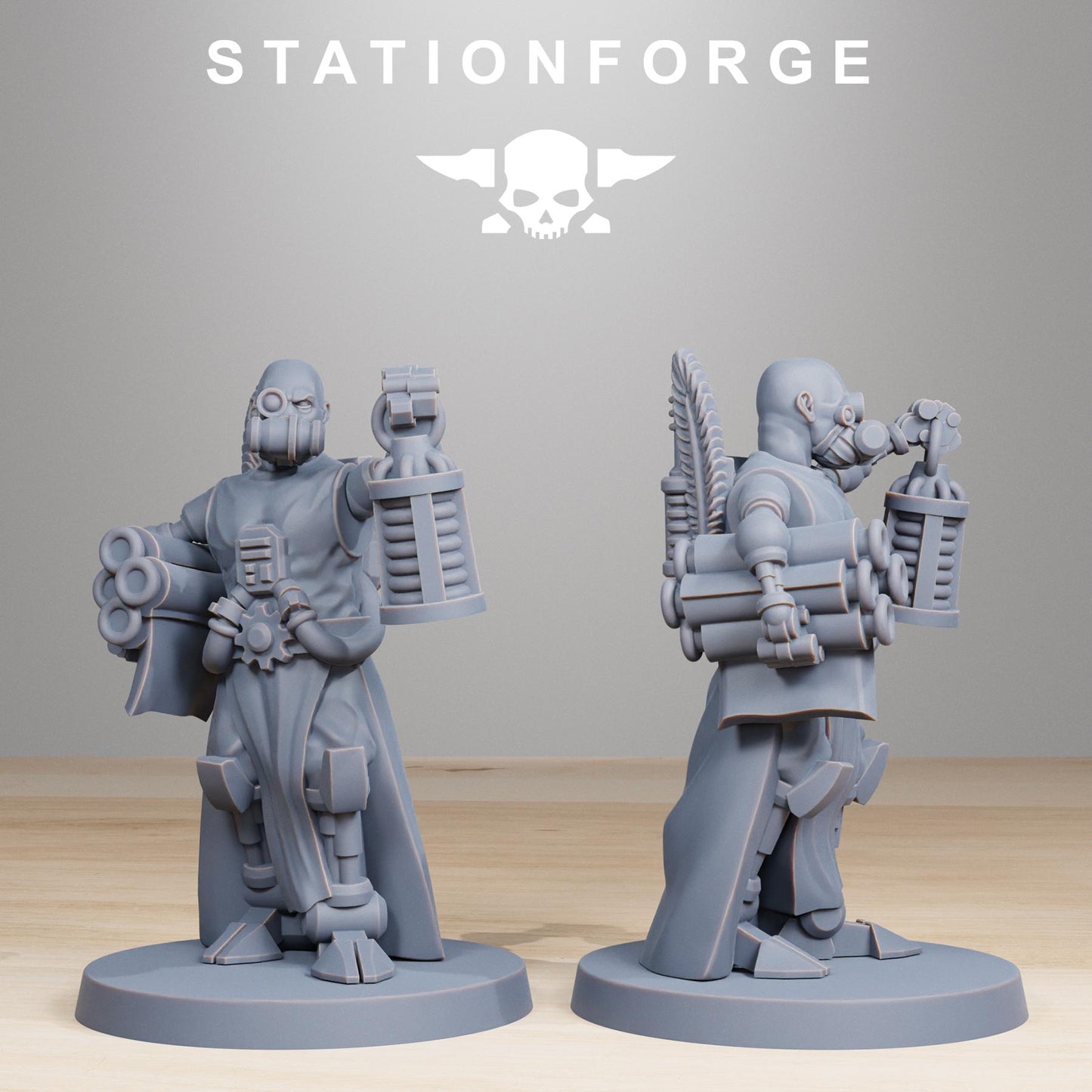 Station Forge Scavenger Vicars Proxy minitures Tabletop RPG Wargaming