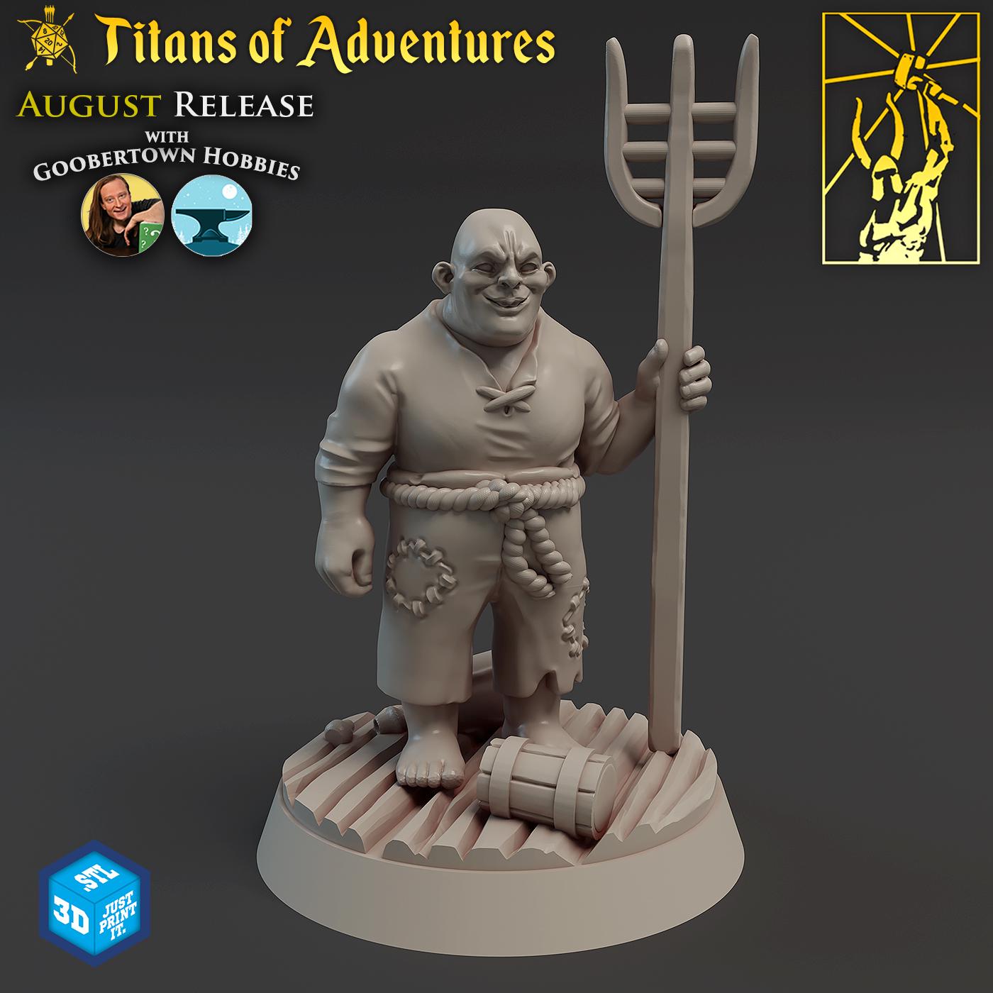 DnDs Town of Dark Secrets: Gobertown Townfolks Titan Forge Minis part 2