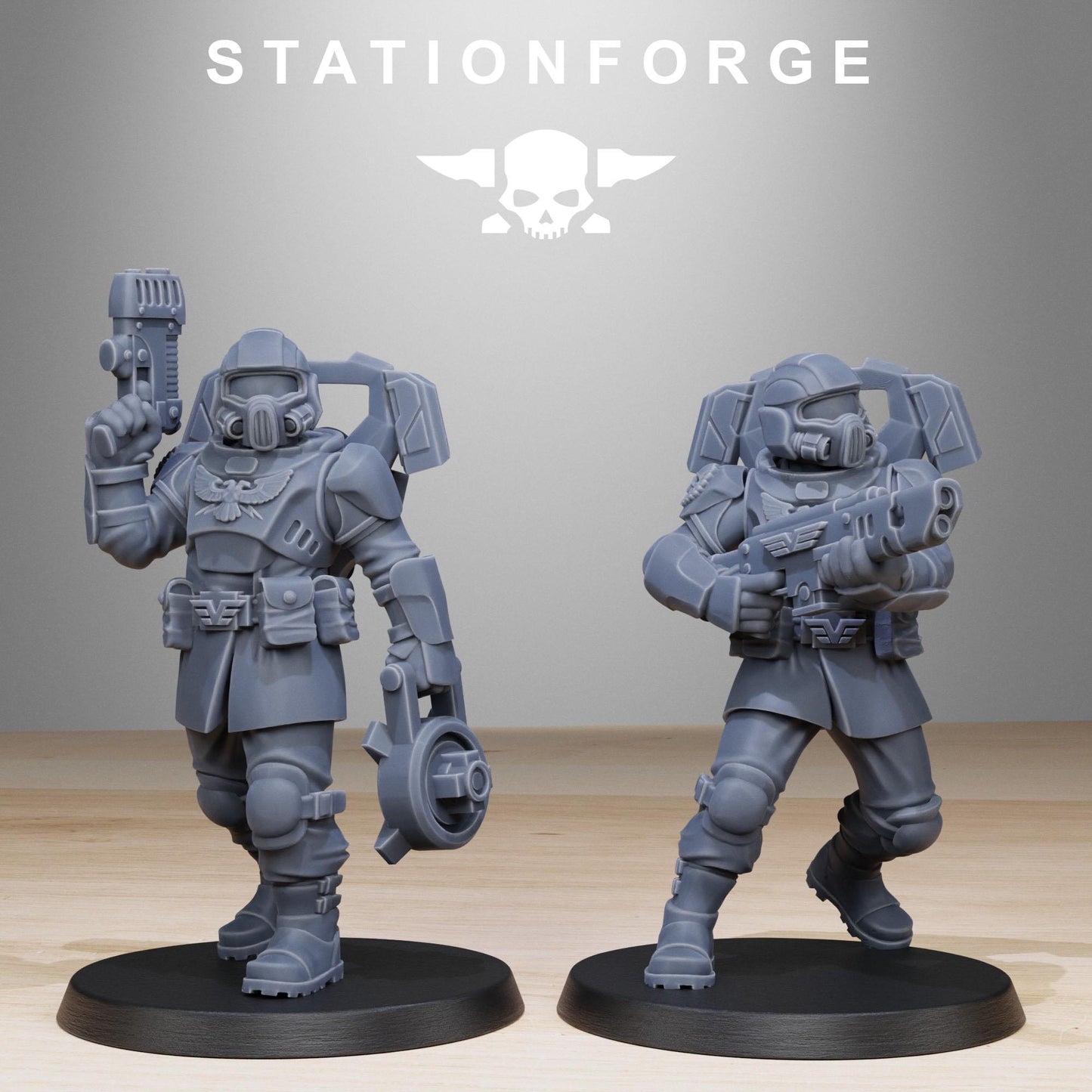 Station Forge Vaskar_Jump_Squad Proxy minitures Tabletop RPG Wargaming
