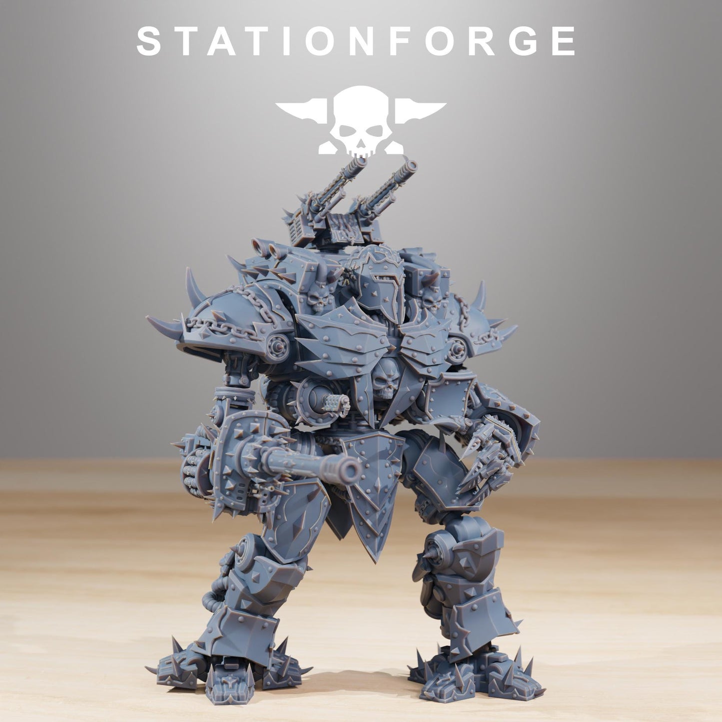 Station Forge Pythonicus Defender Mk2 big boy printed in resin and sent in parts