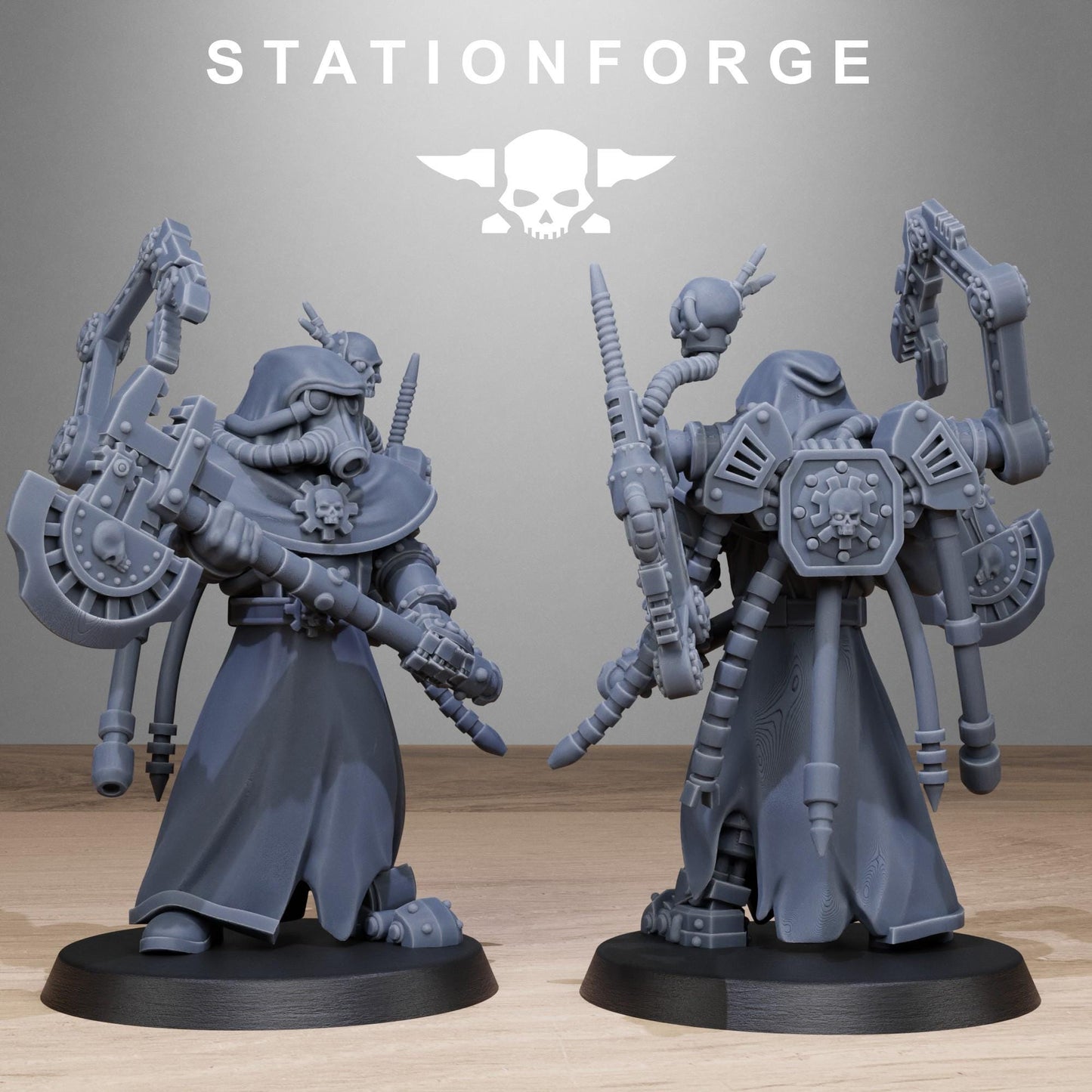 Station Forge GrimGuard Tech Engineers 3d printed proxie Wargames