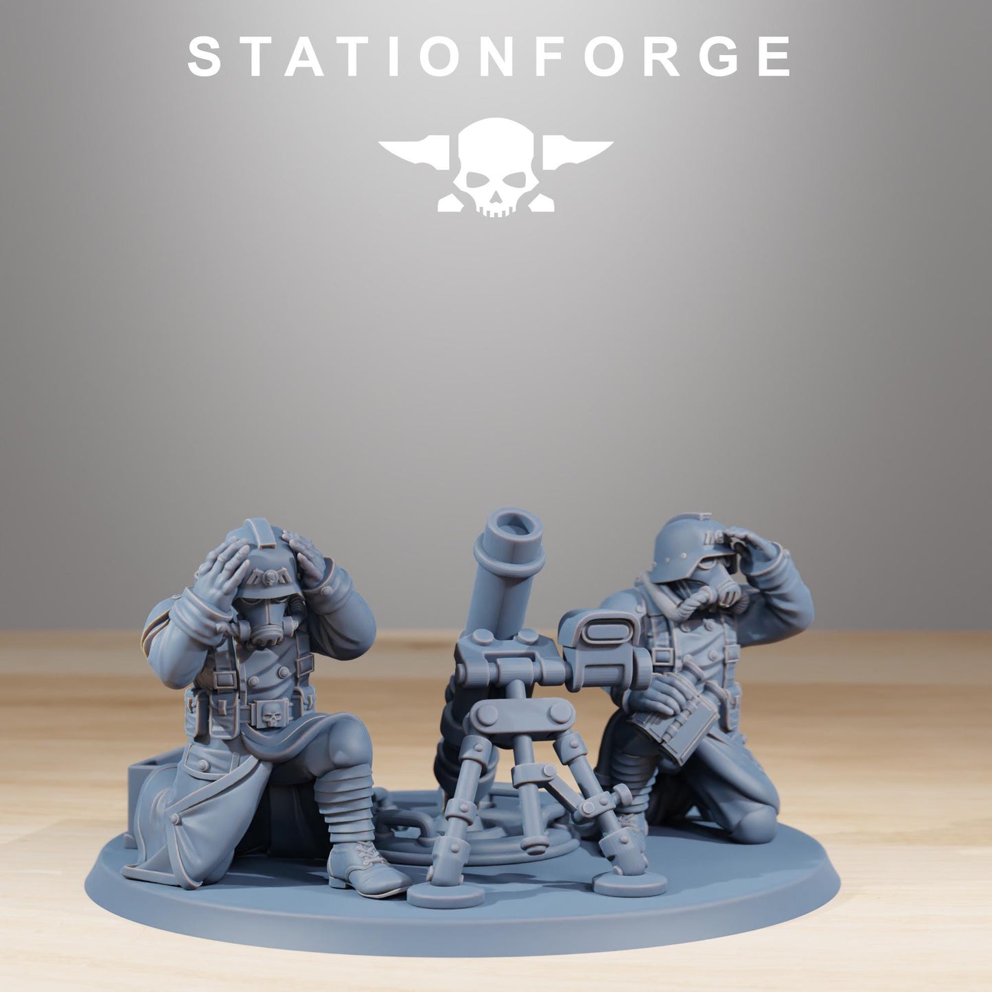 Station Forge GrimGuard Battle Weapons 3d printed proxie Wargames