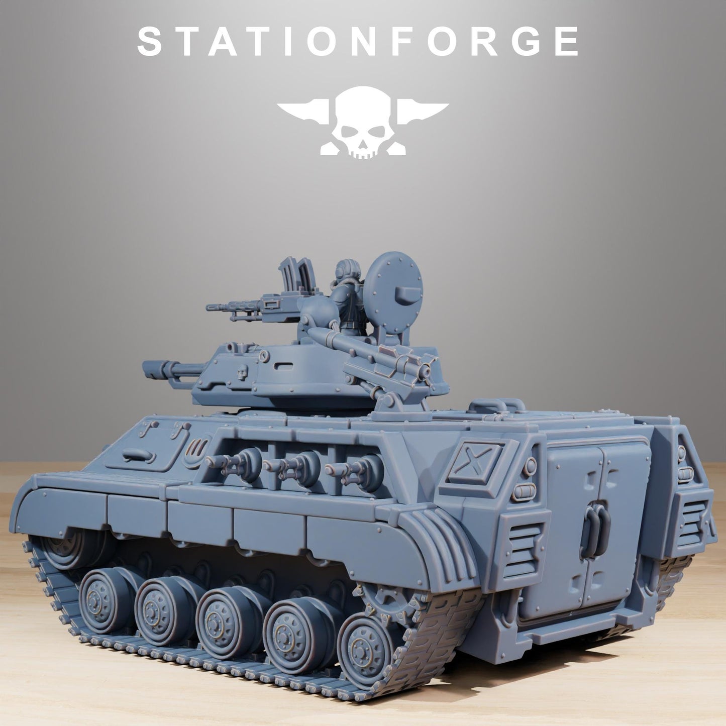 Station Forge GrimGuard Grimguard Support Tank 3d printed proxie Wargames