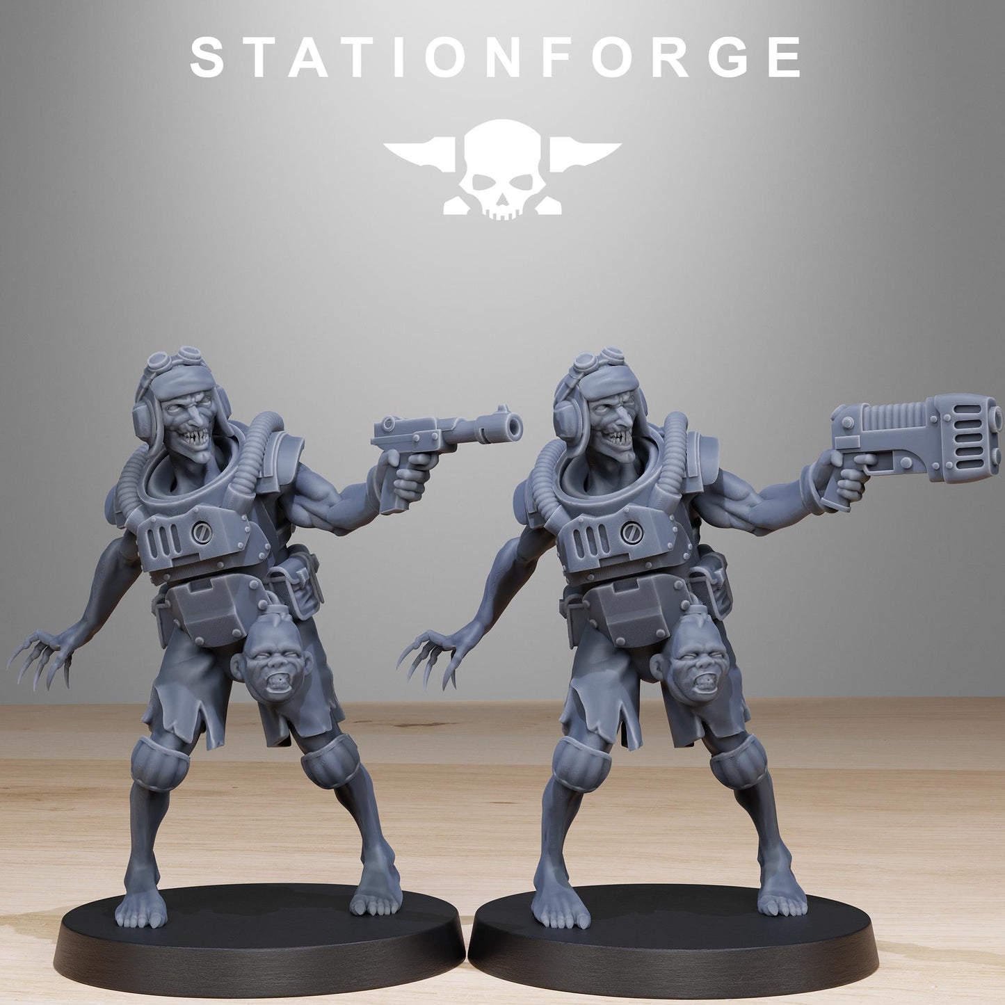 Station Forge Corrupted Guard Wretched Team Proxy minitures Tabletop RPG Wargaming