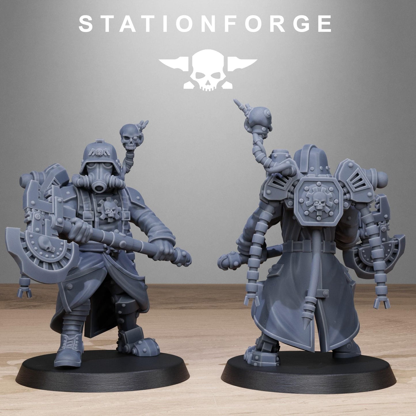 Station Forge GrimGuard Tech Engineers 3d printed proxie Wargames