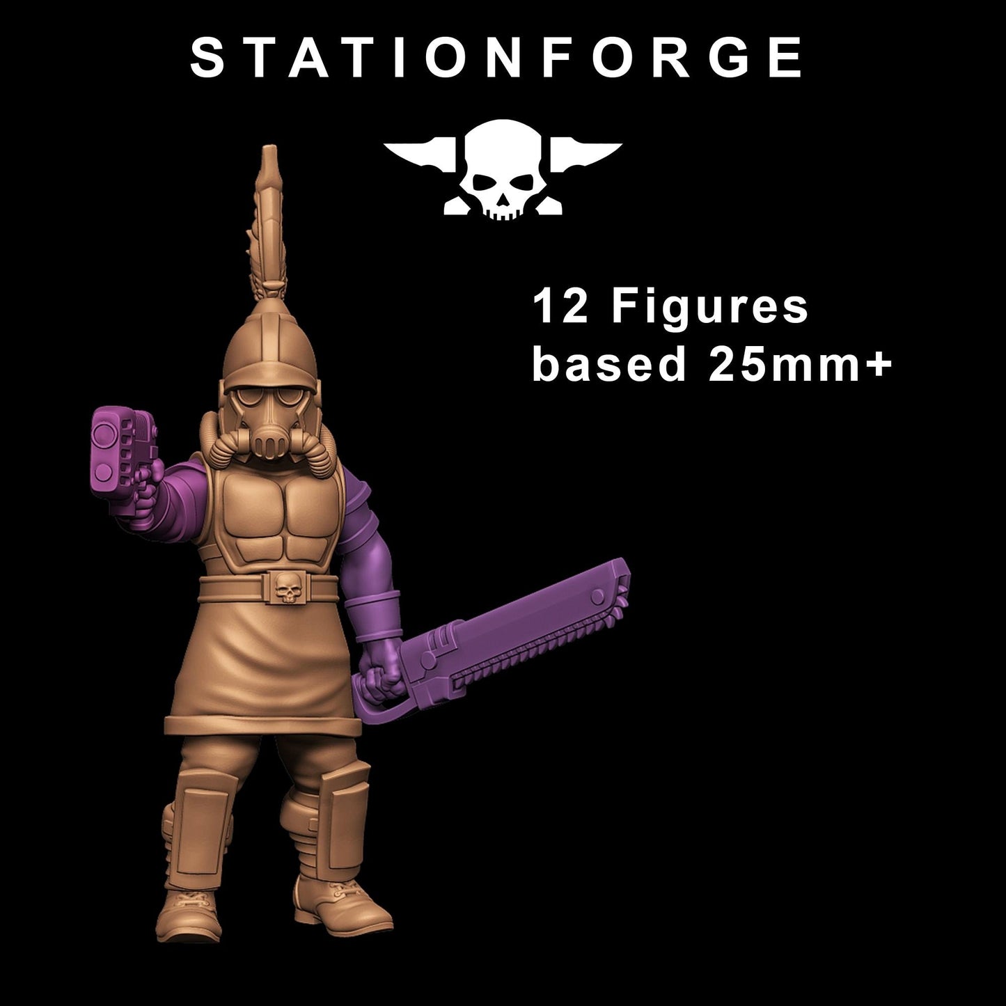 Station Forge GrimGuard Aquilastra 3d printed proxie Wargames