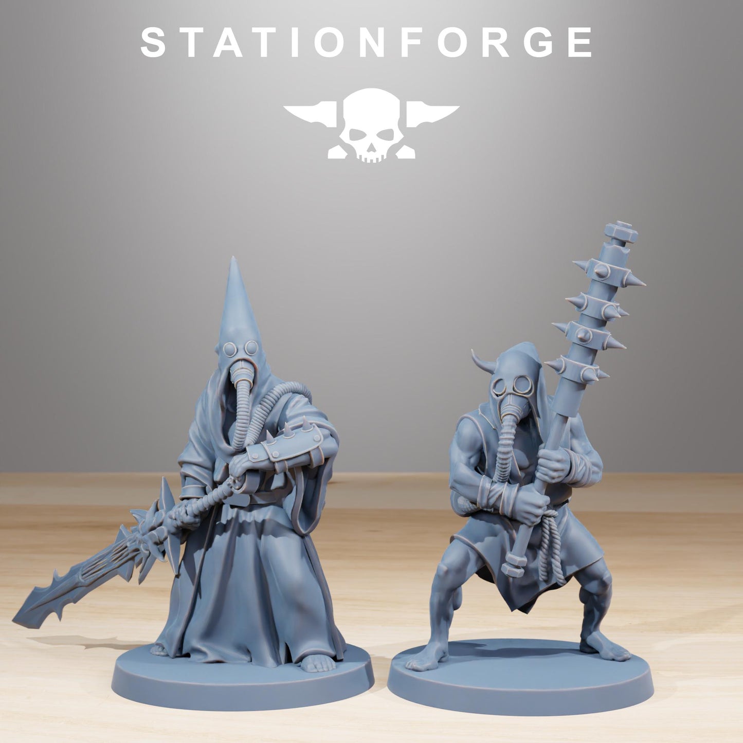 Station Forge Corrupted Guard Fanatics Team Proxy 28mm minitures Tabletop RPG Wargaming