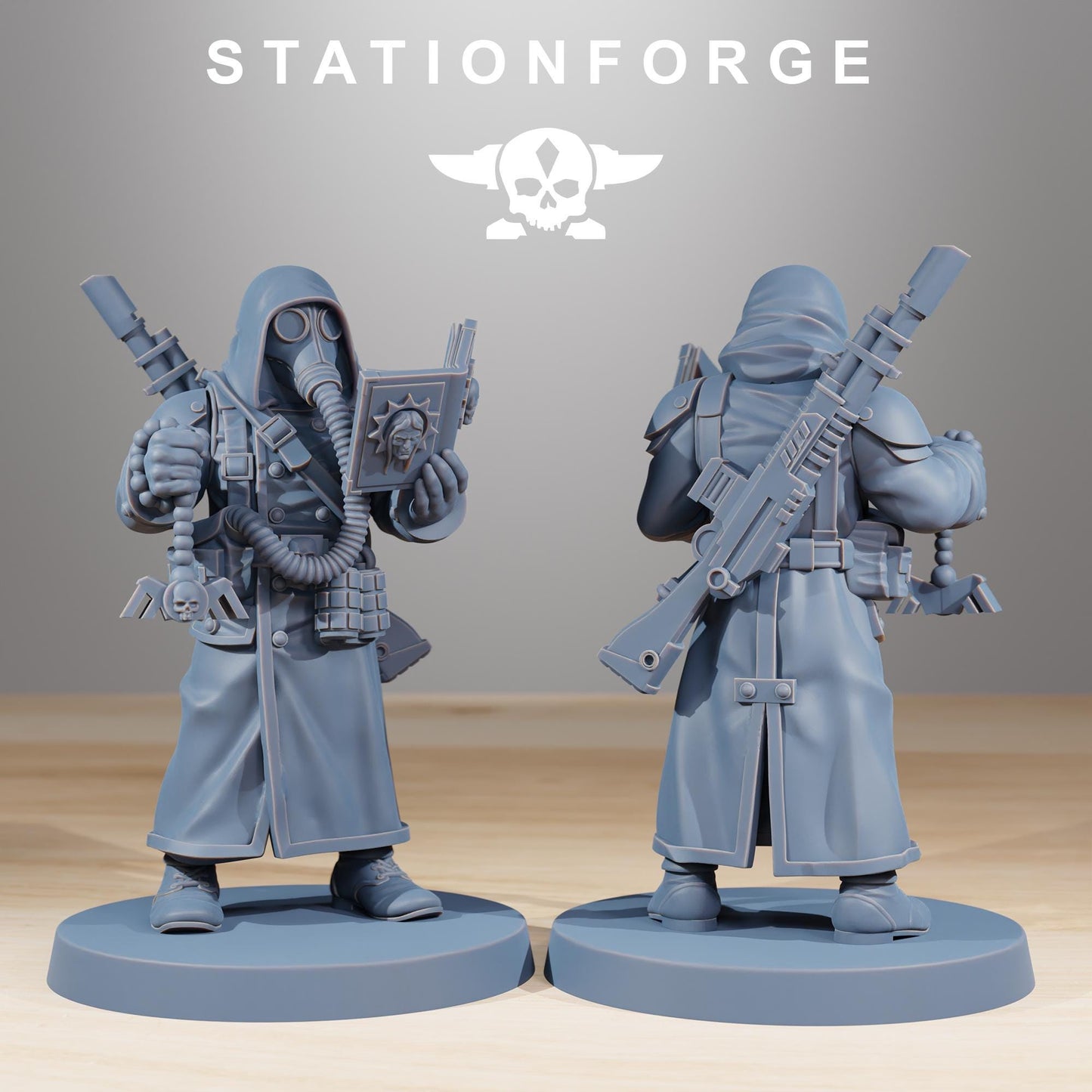 Station ForgeGrimGuard Acolytes 3d printed proxie Wargames
