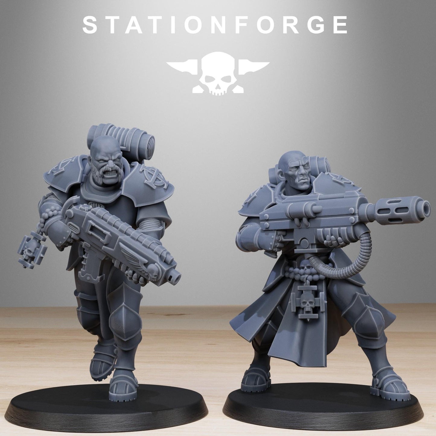 Station Forge Vodalites Brotherhood 3d printed proxie Wargames