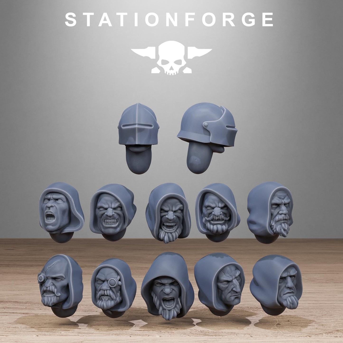 Station ForgeVodalites_Purifiers 3d printed proxie Wargames