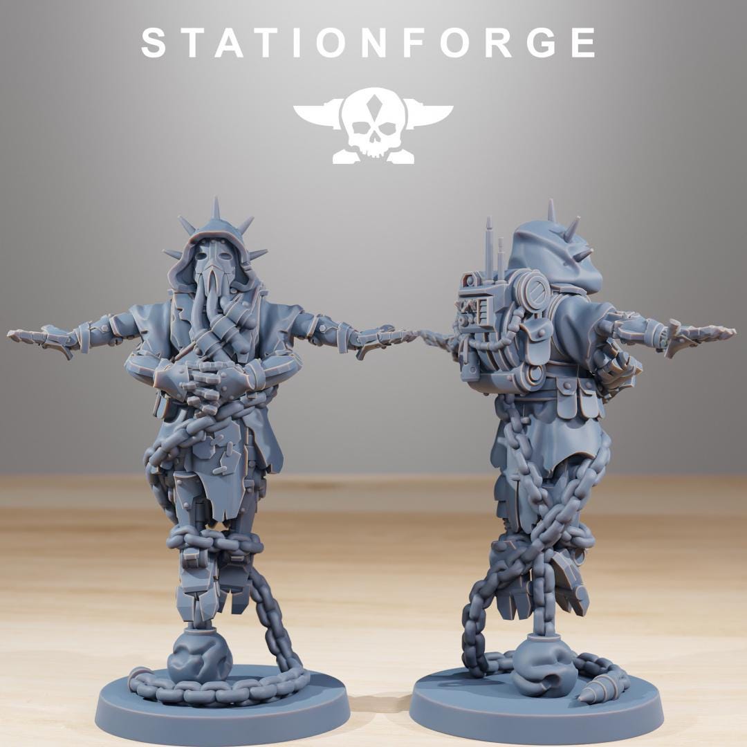 Station Forge Scavenger Rangers Builder Kit Proxy minitures Tabletop RPG Wargaming