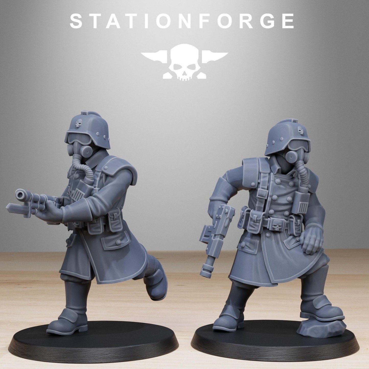 Station ForgeGrimguard Militants 3d printed proxie Wargames Minitures