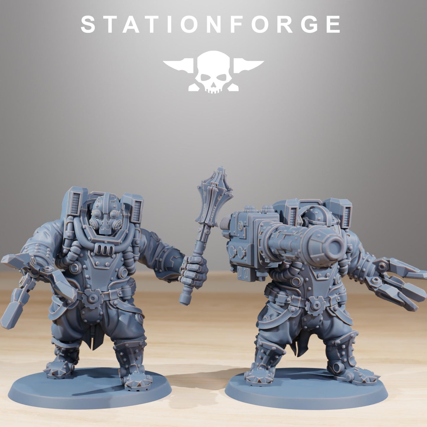 Station Forge Frontliners Heavy Support Proxy minitures Tabletop RPG Wargaming