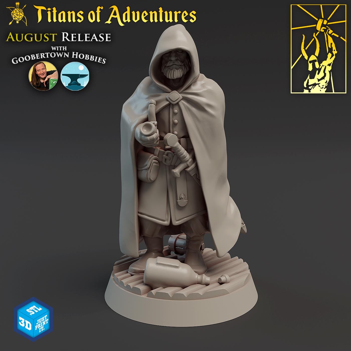 DnDs Town of Dark Secrets: Gobertown Townfolks Titan Forge Minis part 2