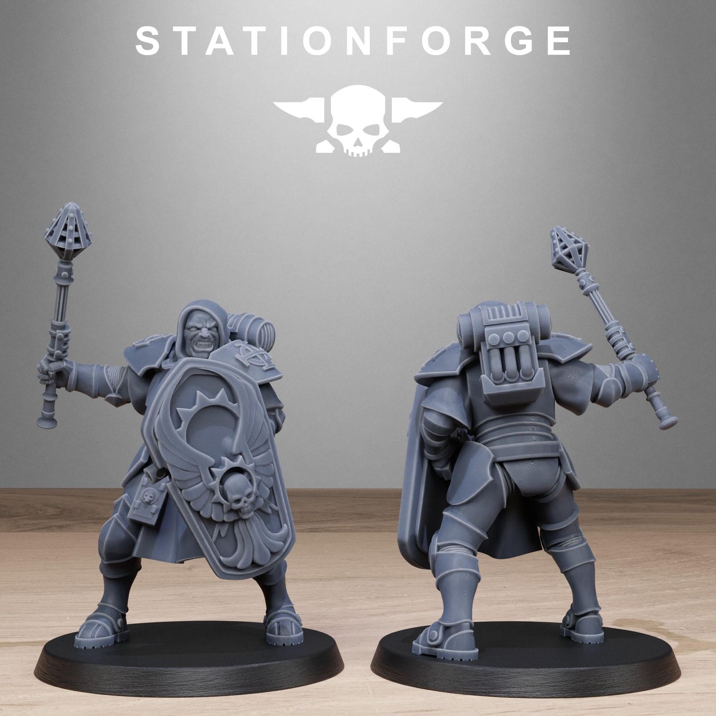 Station ForgeVodalites_Purifiers 3d printed proxie Wargames
