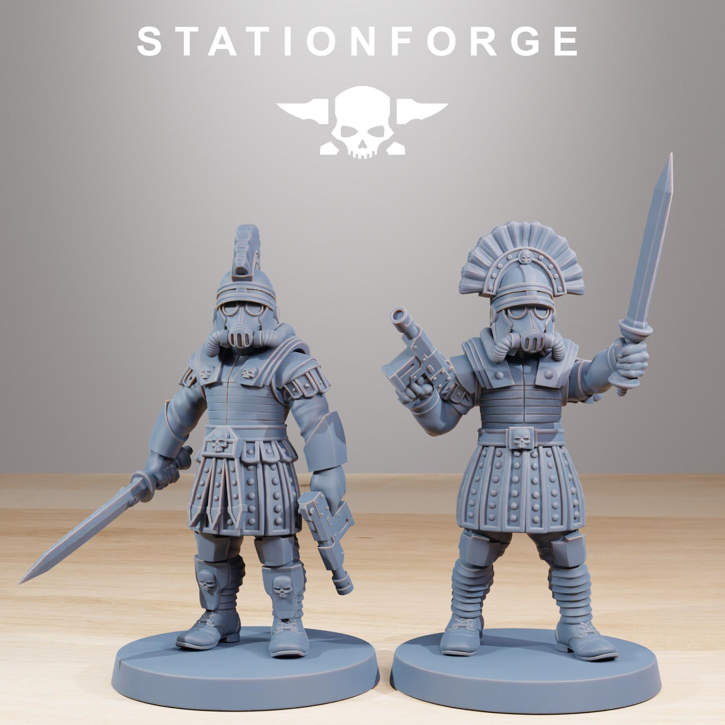 Station Forge GrimGuard Vexillatio 3d printed proxie Wargames Minitures