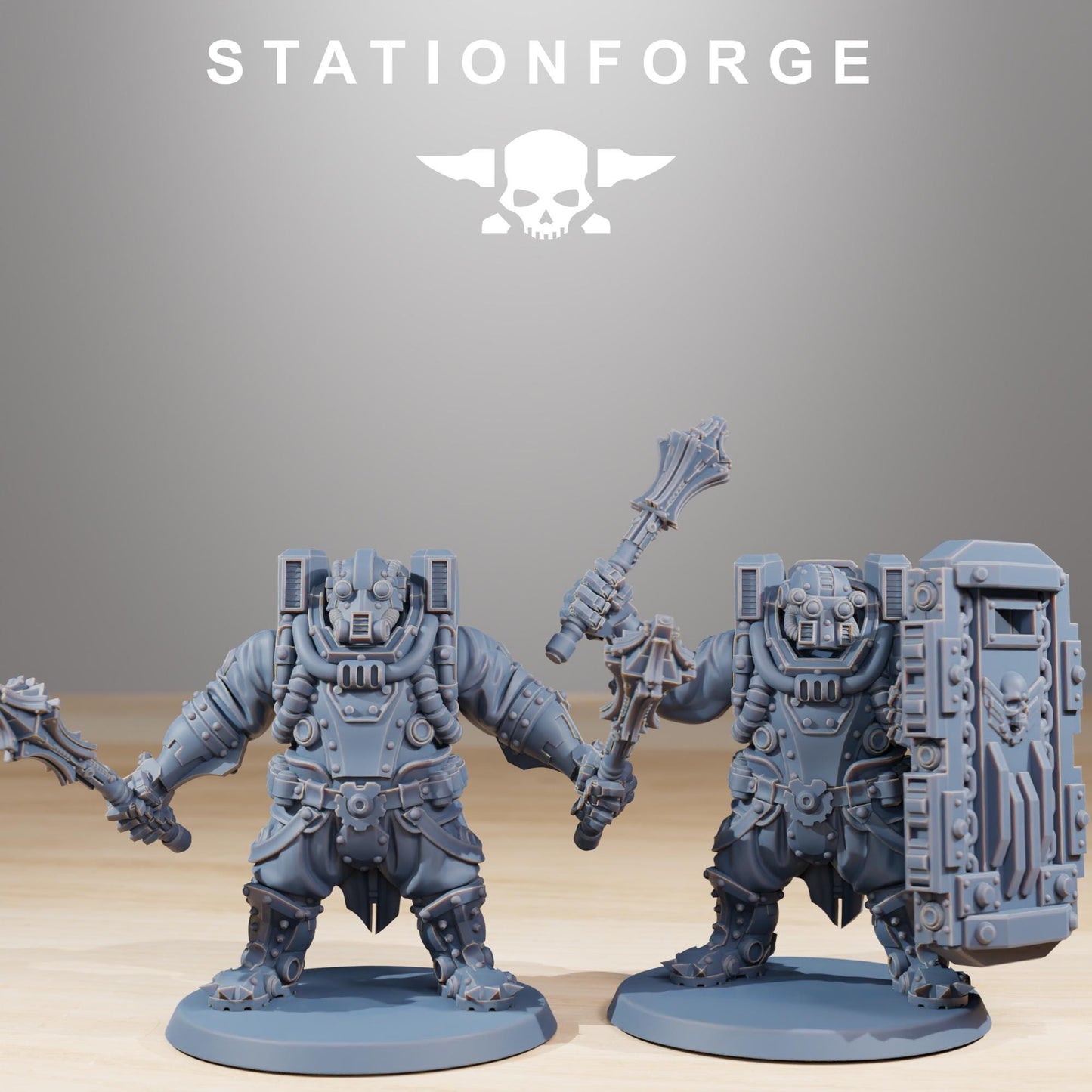 Station Forge Frontliners Heavy Support Proxy minitures Tabletop RPG Wargaming