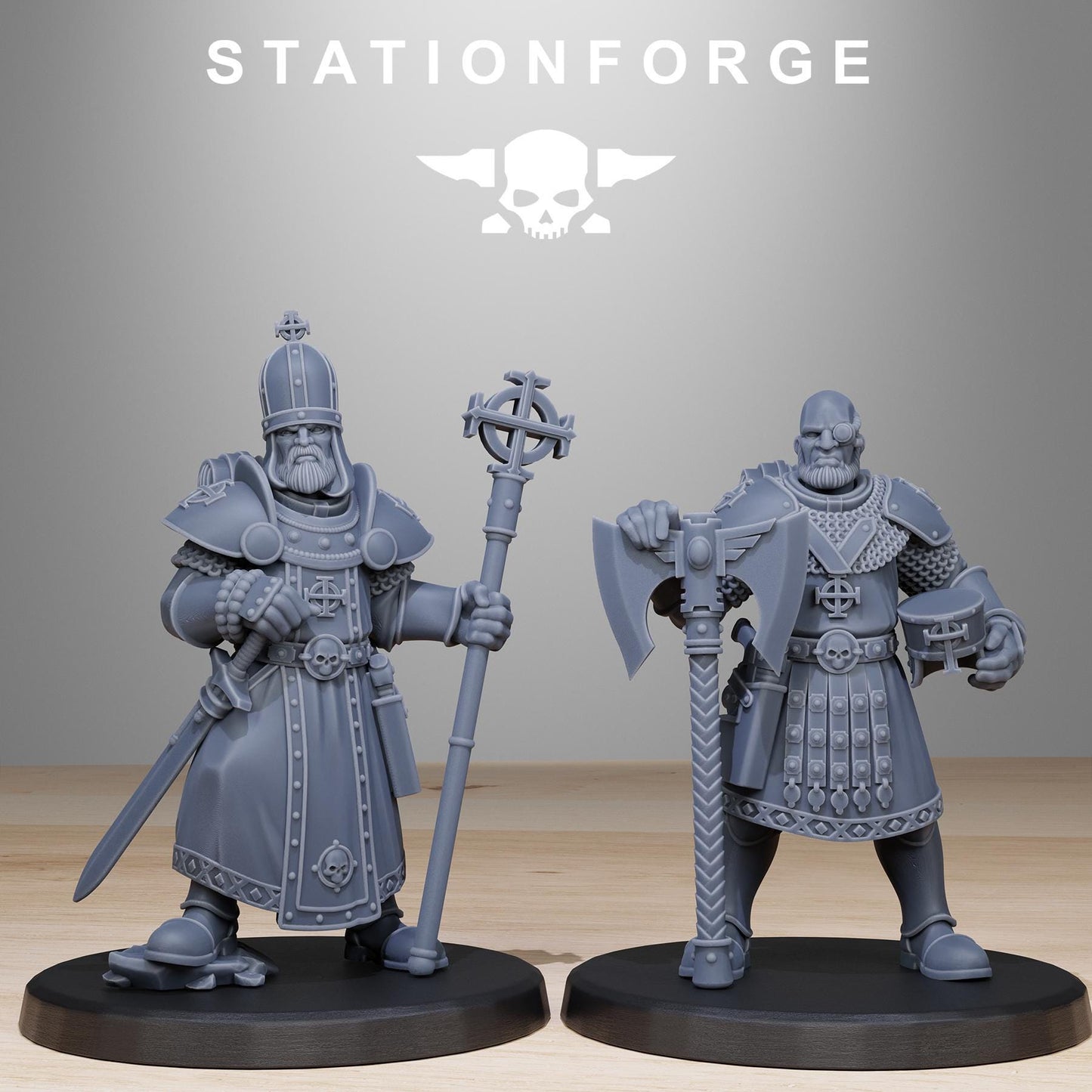 Station Forge Vodalites Melee 3d printed proxie Wargames