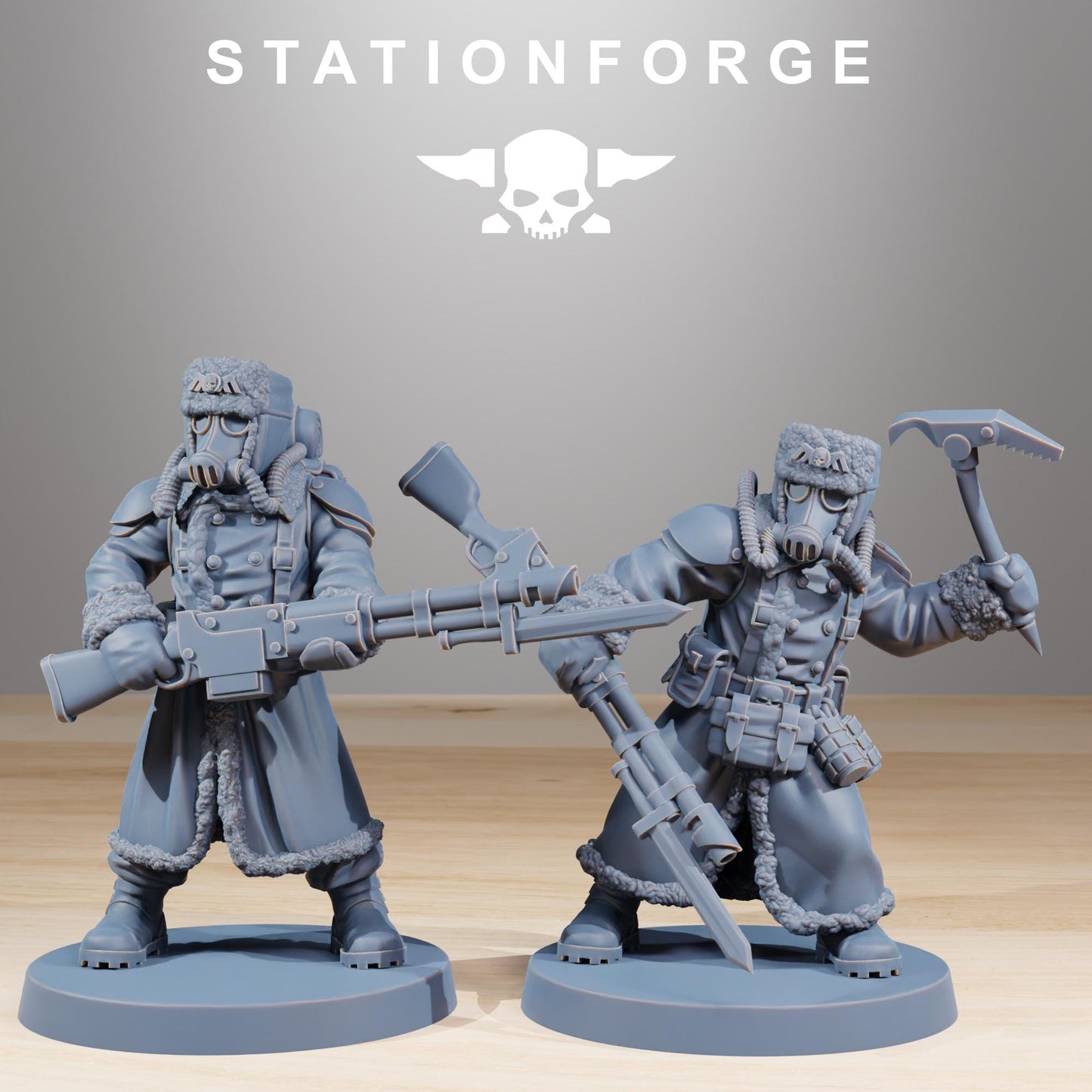 Station Forge GrimGuard Frostwatch 3d printed proxie Wargames