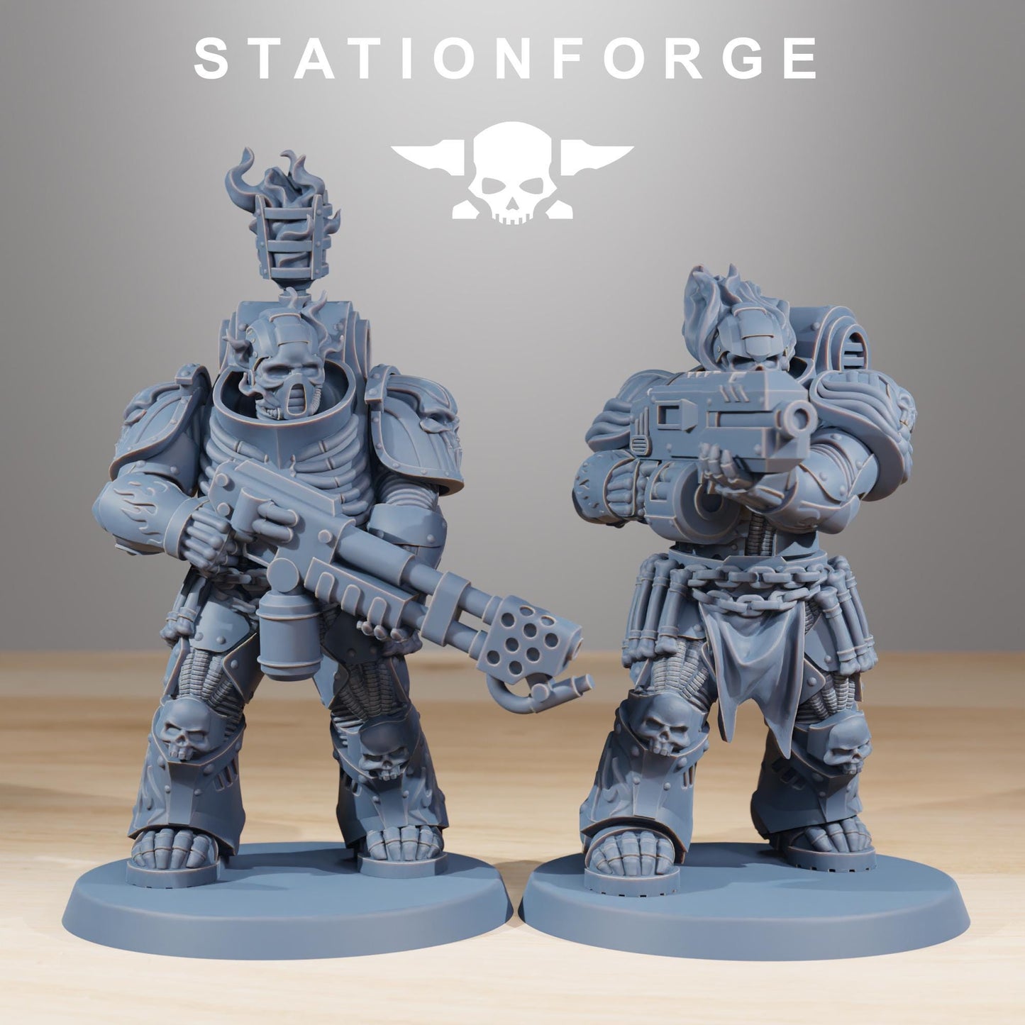 Station Forge Socratis Crusaders Team Proxy minitures Tabletop RPG Wargaming