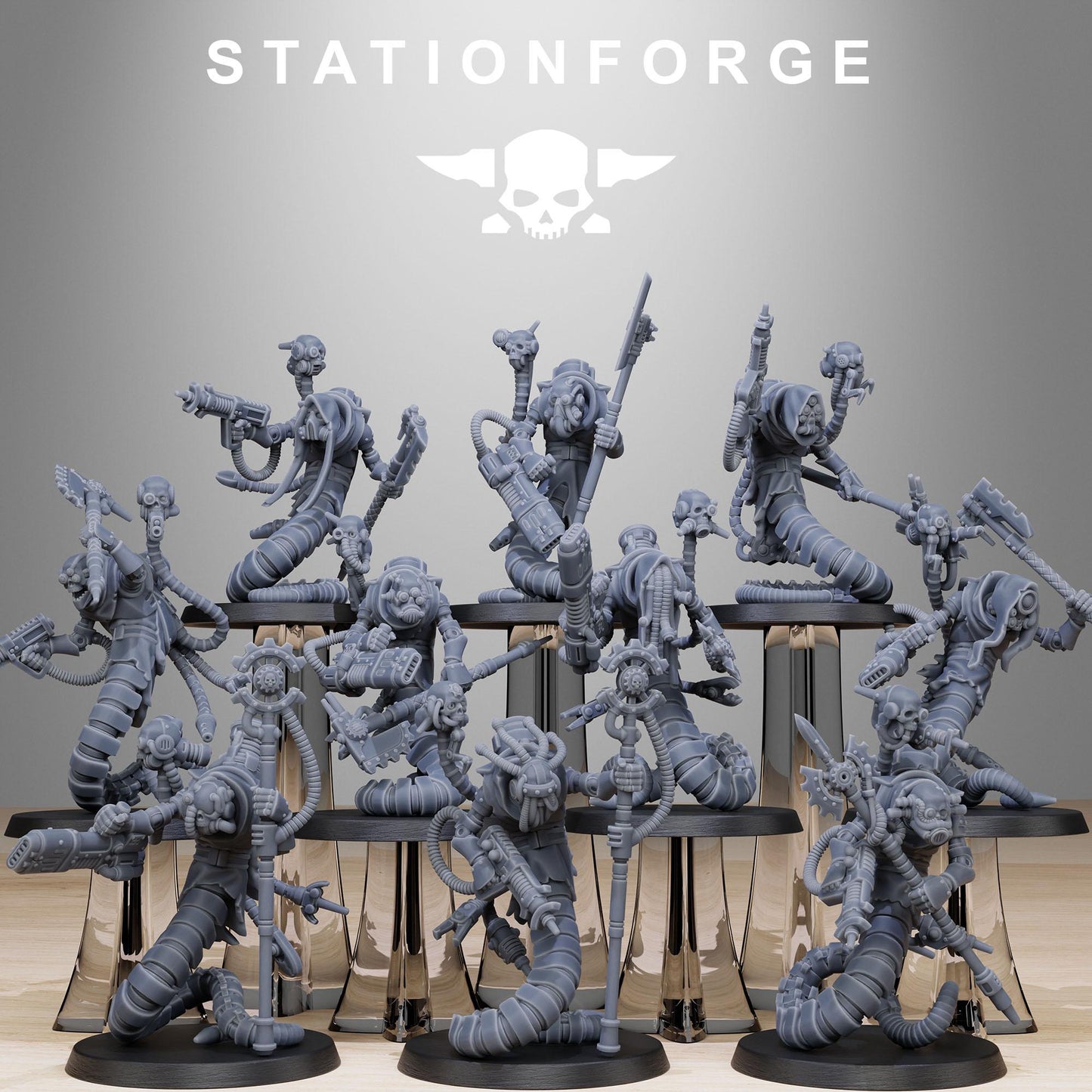 Station Forge Scavenger Serpents Proxy minitures Tabletop RPG Wargaming