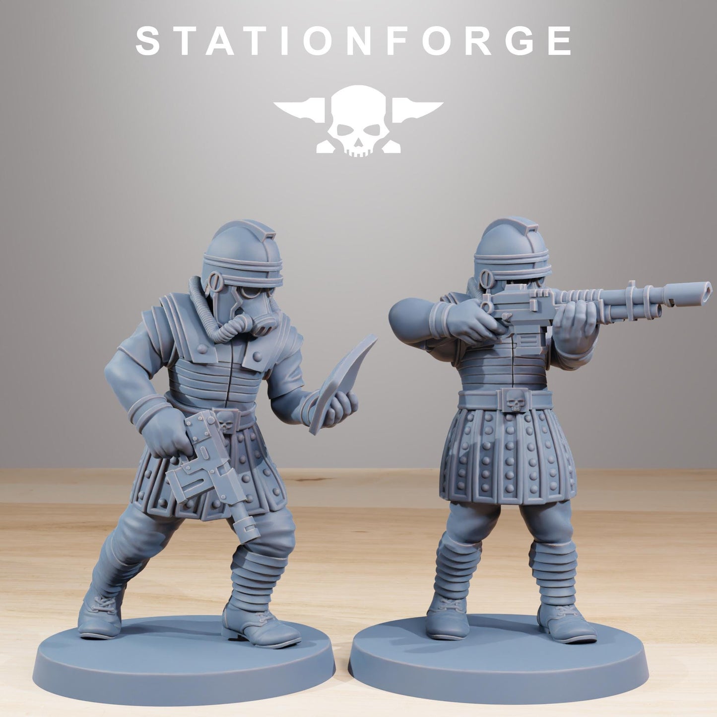 Station Forge GrimGuard Vexillatio 3d printed proxie Wargames Minitures