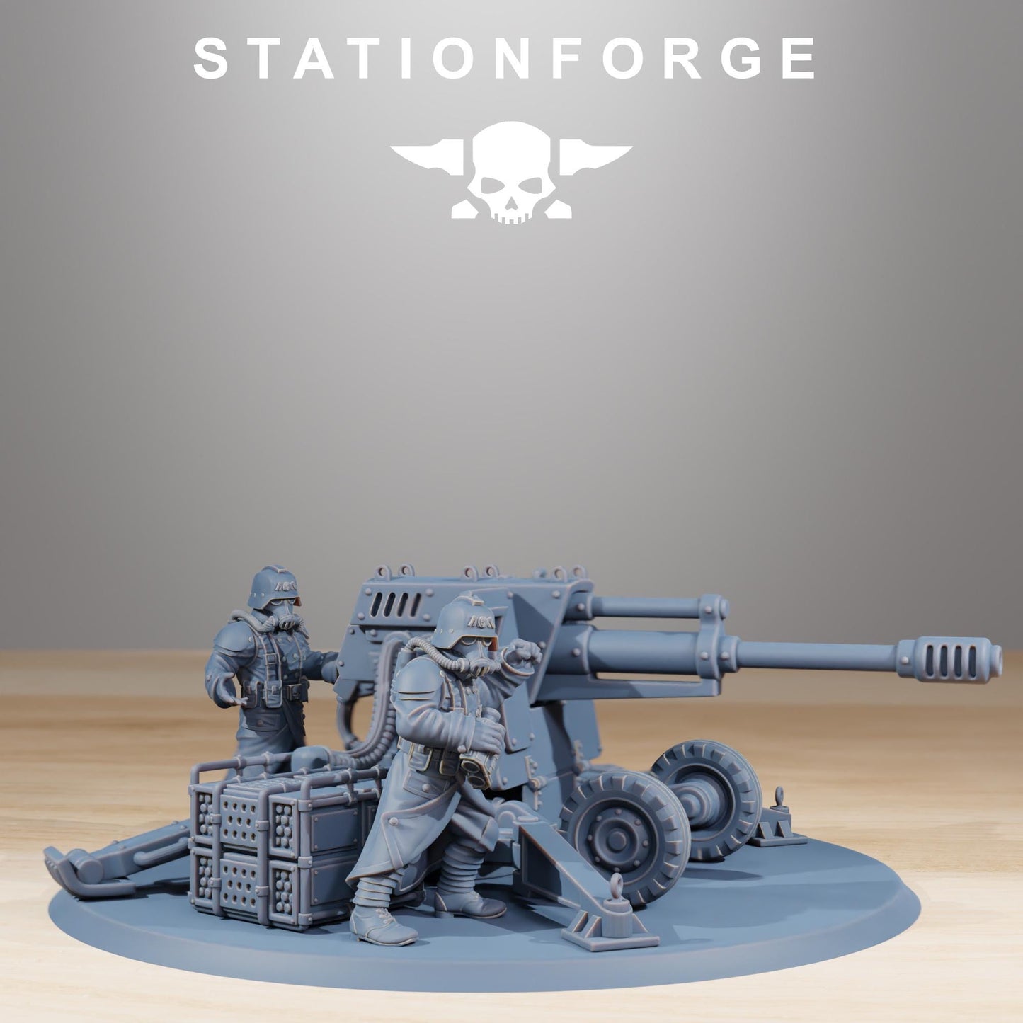 Station Forge GrimGuard Battle Weapons 3d printed proxie Wargames