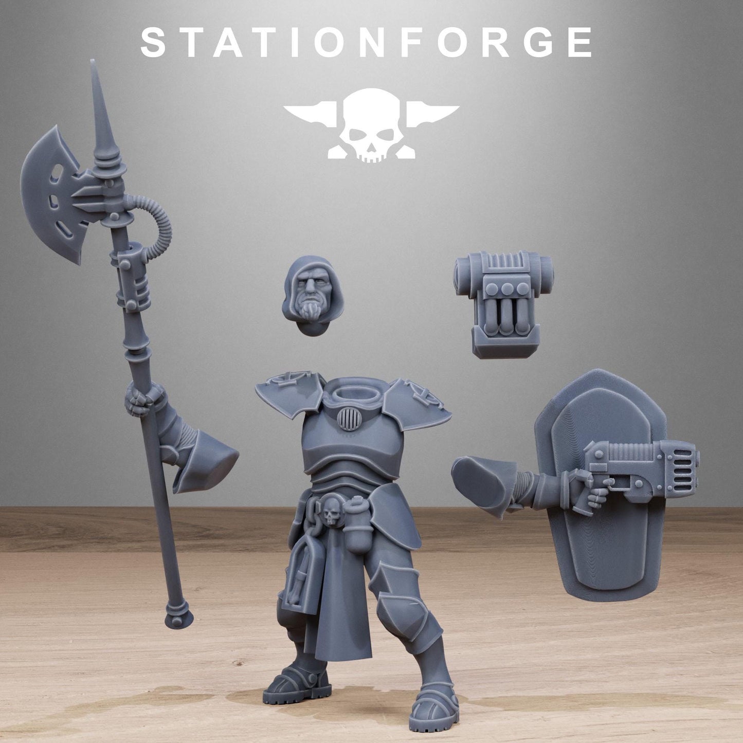 Station ForgeVodalites_Purifiers 3d printed proxie Wargames