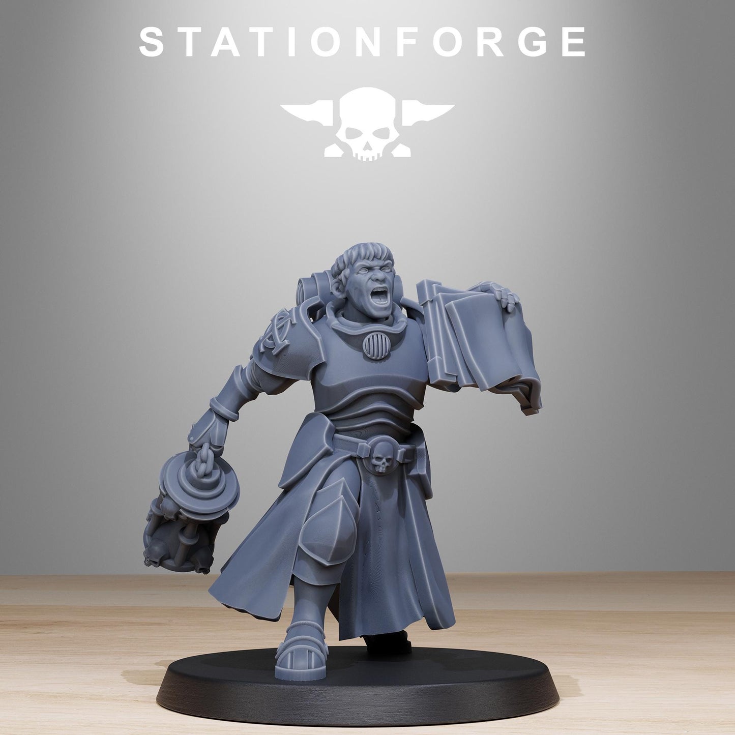 Station Forge Vodalites Pulpit 3d printed proxie Wargames