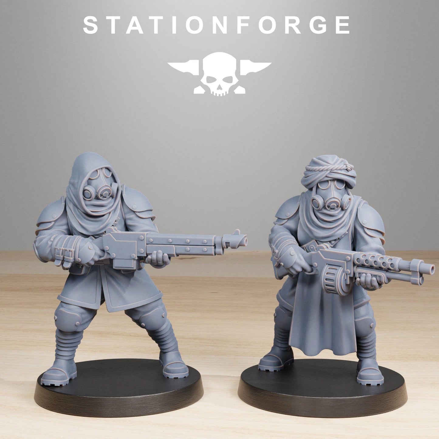 Station Forge GrimGuard Scorchers 3d printed proxie Wargames