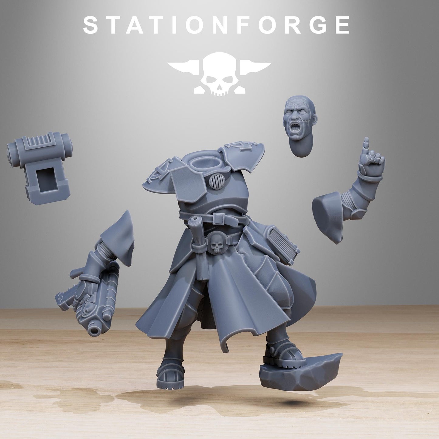 Station Forge Vodalites Brotherhood 3d printed proxie Wargames