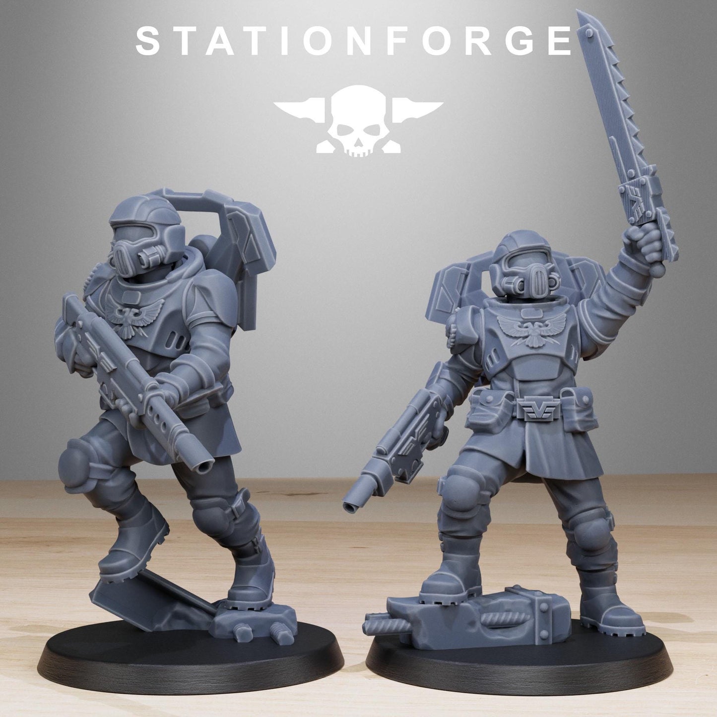 Station Forge Vaskar_Jump_Squad Proxy minitures Tabletop RPG Wargaming