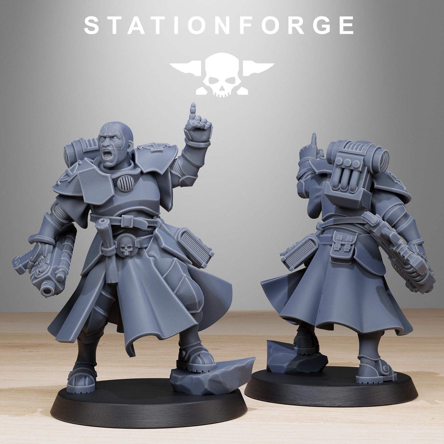 Station Forge Vodalites Brotherhood 3d printed proxie Wargames
