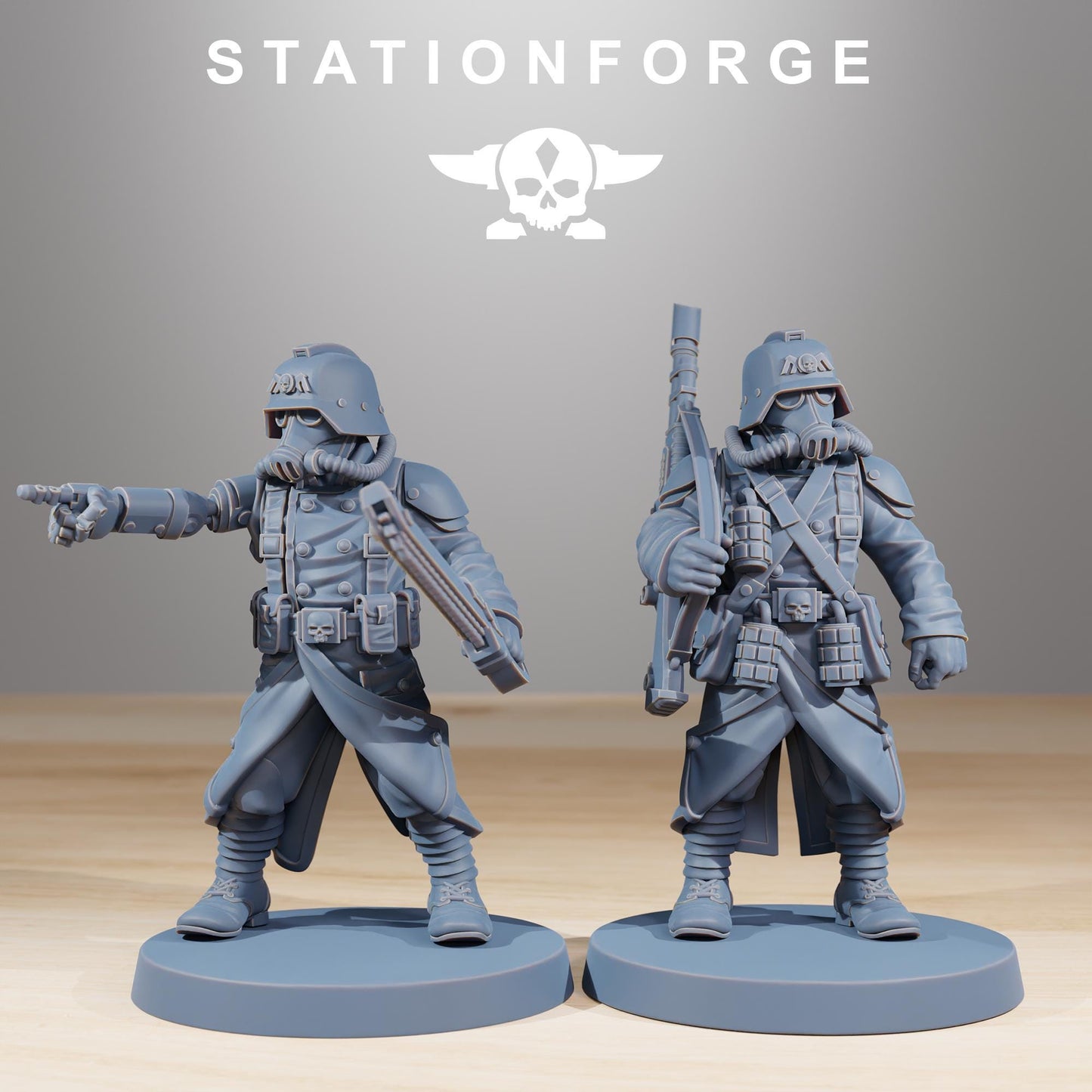Station ForgeGrimGuard Acolytes 3d printed proxie Wargames