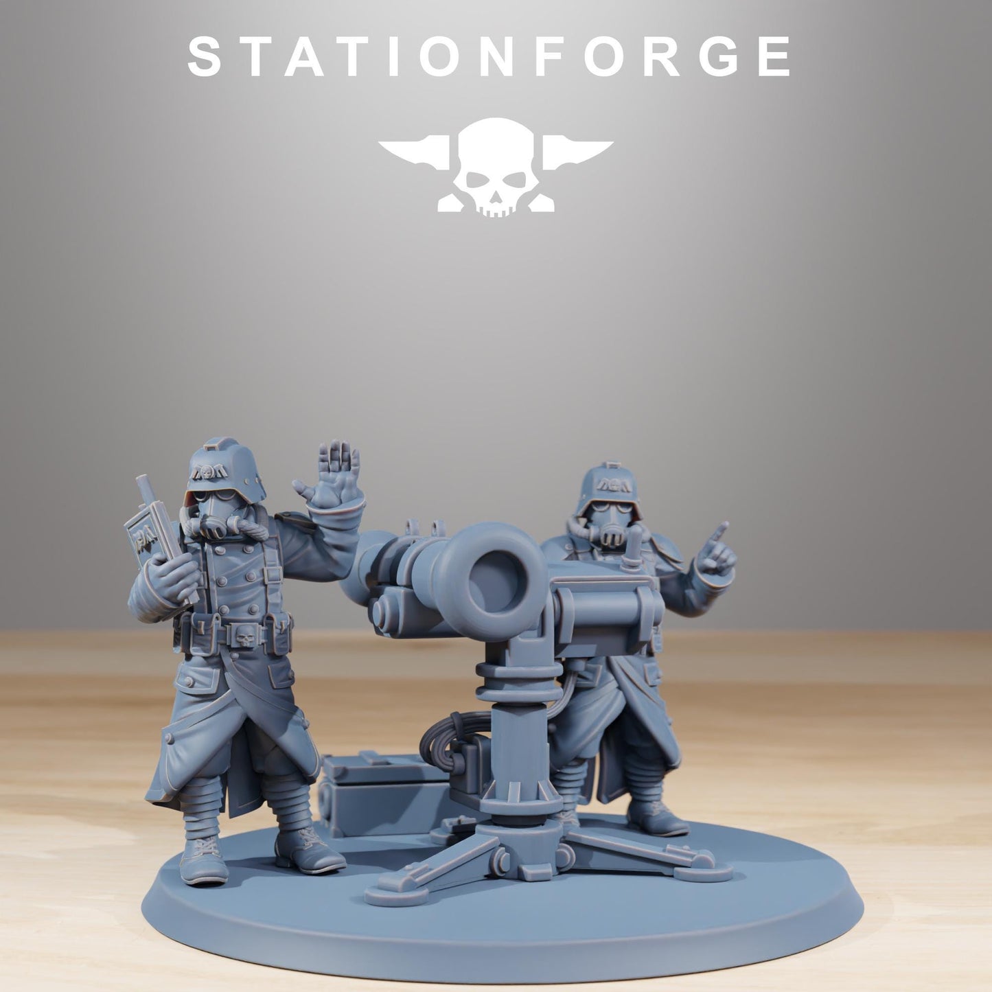 Station Forge GrimGuard Battle Weapons 3d printed proxie Wargames
