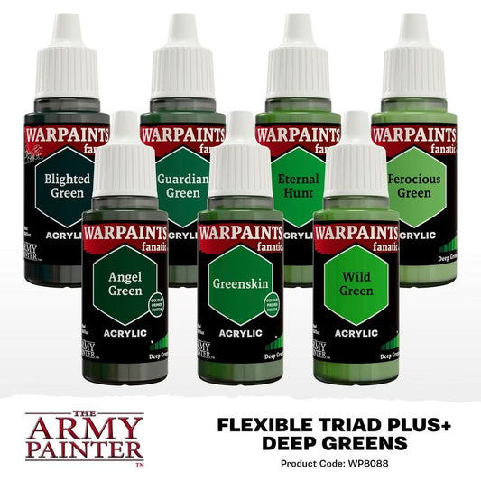 Flexible Triad PLUS+: Deep Greens Paint Set