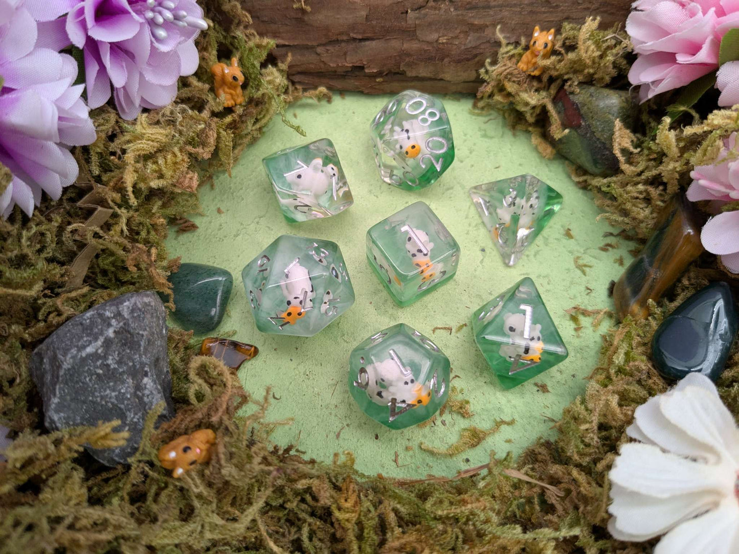 Cozy Cow Filled Dice