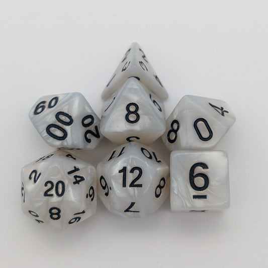 Pearl Opal Dice Set