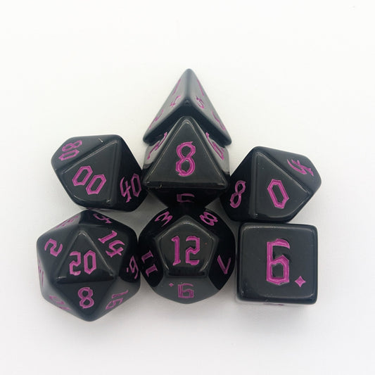 Pink Witch Dice Set