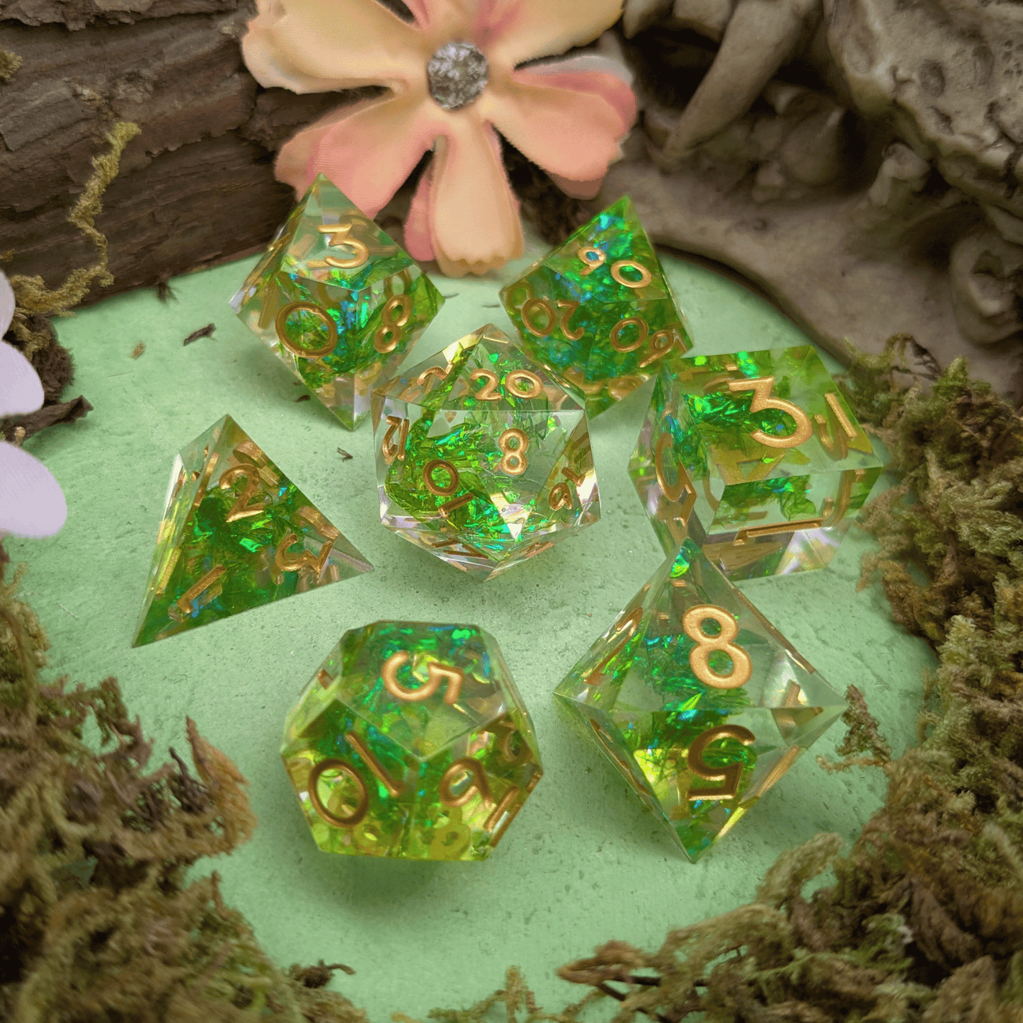 Nature Moss Sharp Dice Set