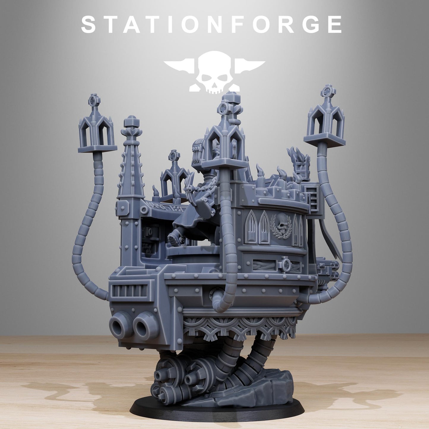 Station Forge Vodalites Pulpit 3d printed proxie Wargames