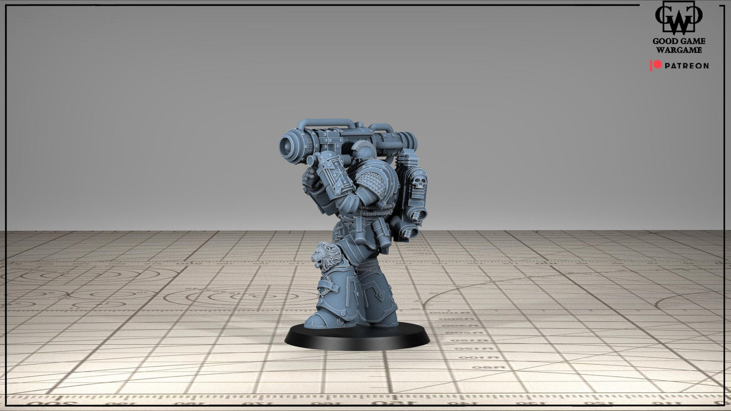 Tonantis Warrior HSQ 1 Thunder Warriors SQ Melee Unit by GGW (5 figures supplied) prebuilt