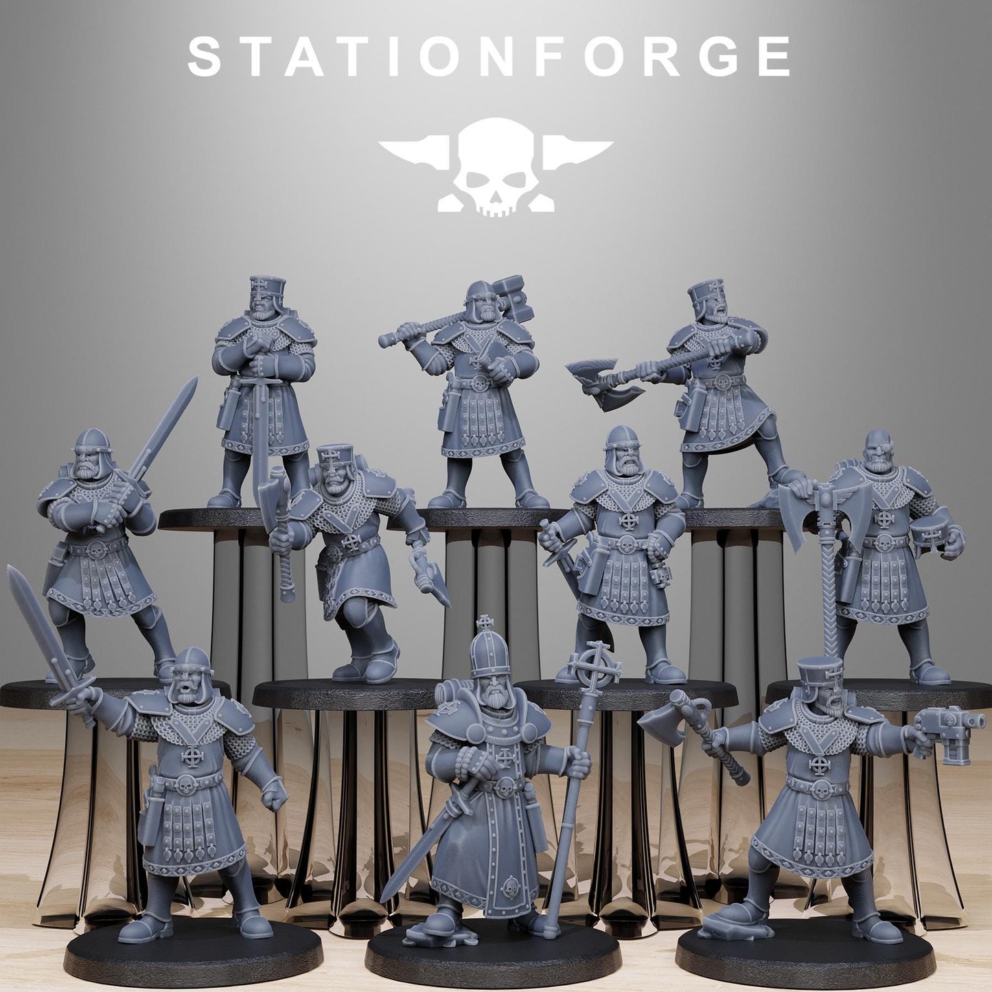 Station Forge Vodalites Melee 3d printed proxie Wargames