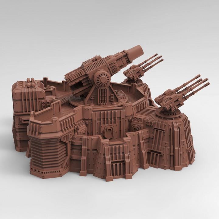 Planetary Defense Cannon Sci fi Structure Scenery Terrain 28/32mm RPG Wargaming custom weapon choice now available