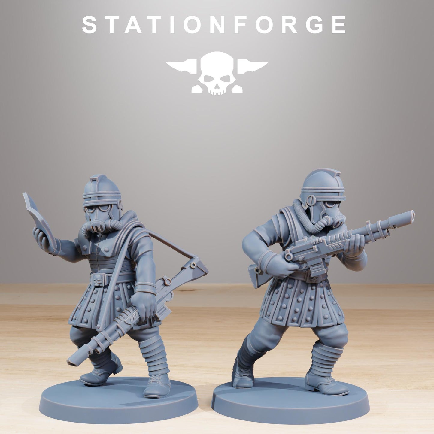 Station Forge GrimGuard Vexillatio 3d printed proxie Wargames Minitures
