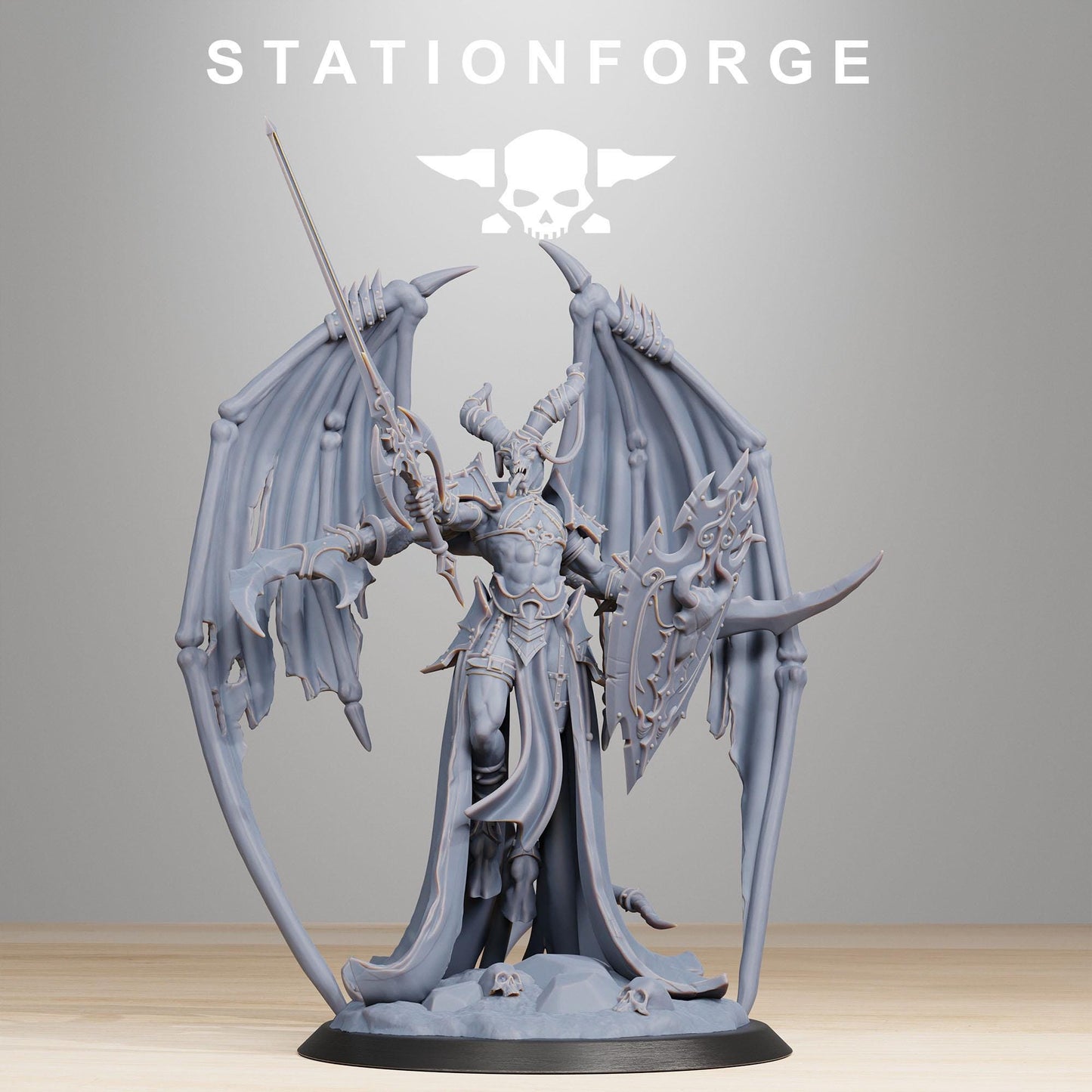 Station Forge Demon Queen Big model 93mm base Proxy minitures Tabletop RPG Wargaming