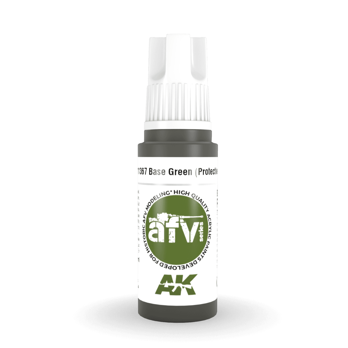 AK Interactive 3rd Gen Acrylic - Base Green (Protective) 17ml (AK11367)