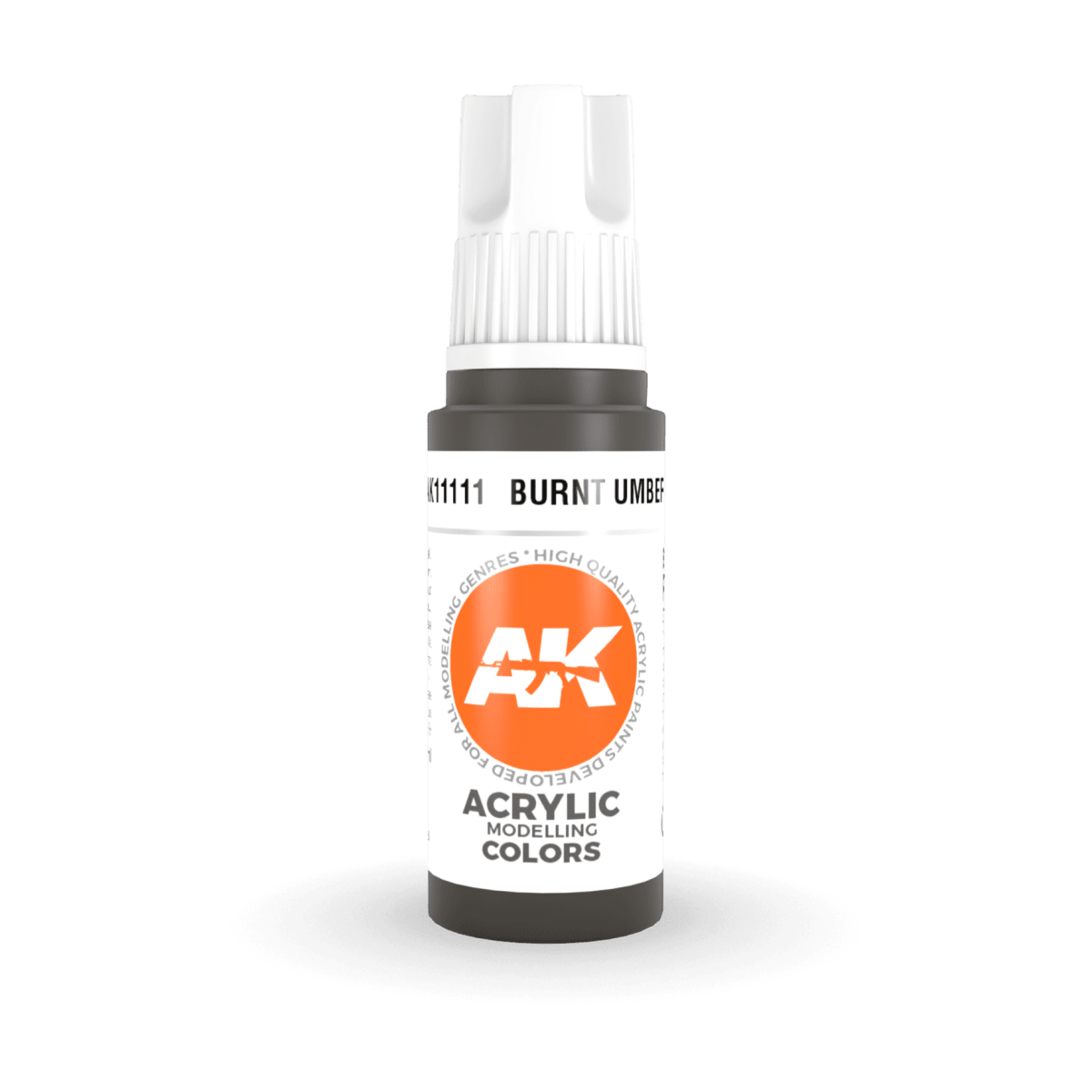 AK Interactive 3rd Gen Acrylic - Burnt Umber 17ml (AK11111)