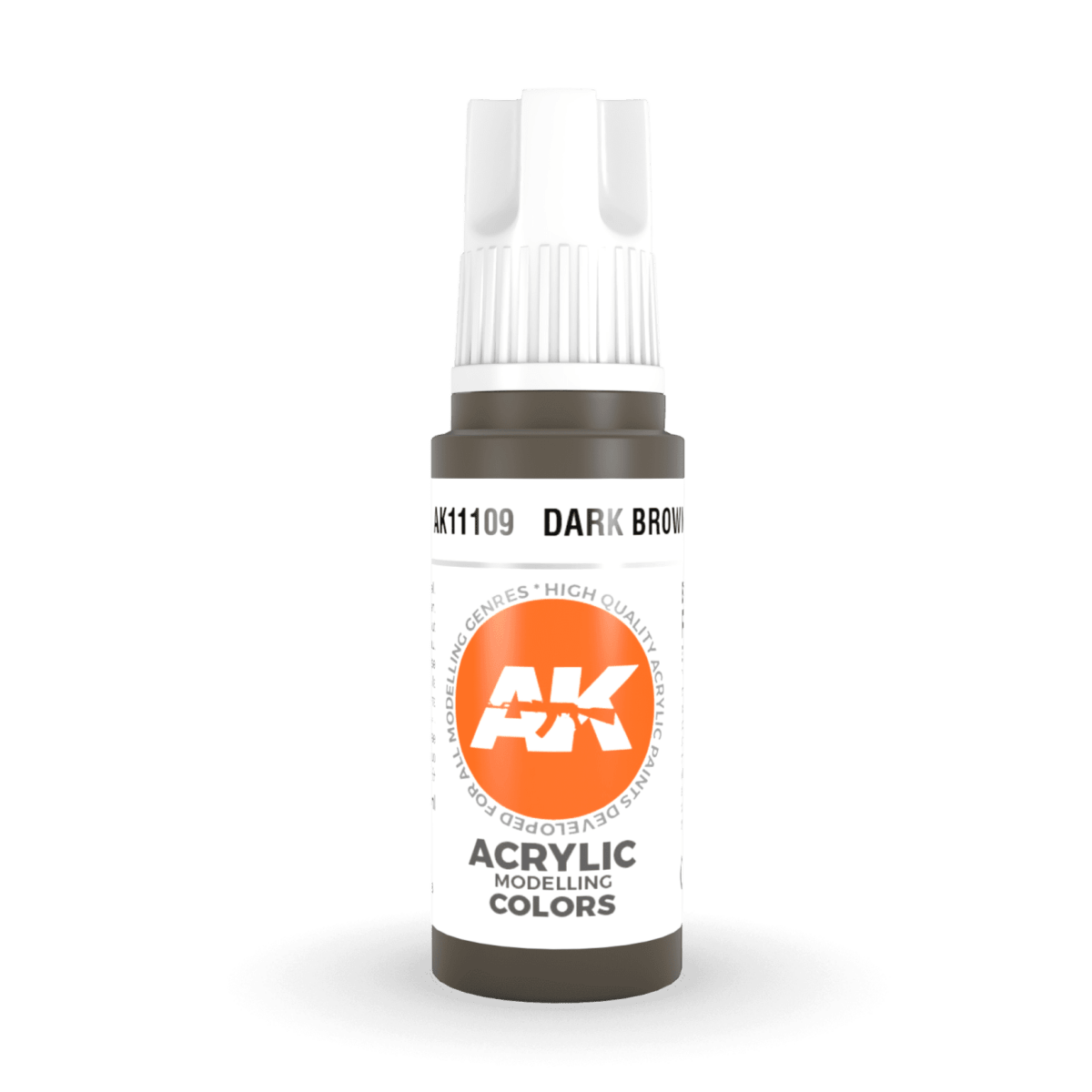 AK Interactive 3rd Gen Acrylic - Dark Brown 17ml (AK11109)