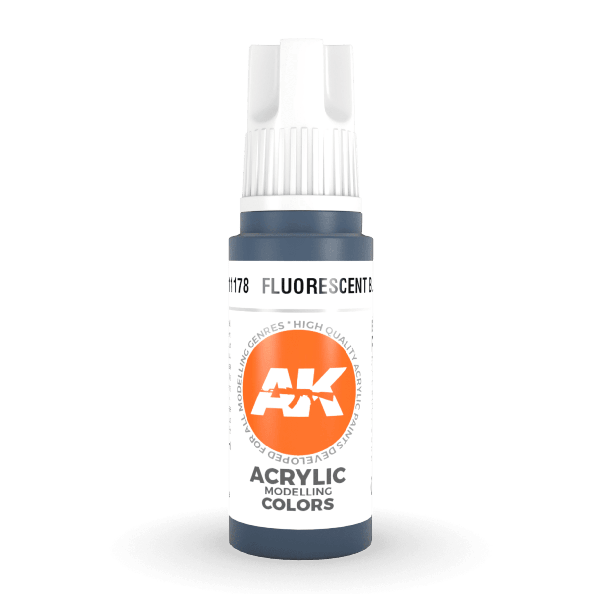 AK Interactive 3rd Gen Acrylic - Fluorescent Blue 17ml (AK11178)